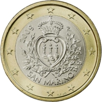 San Marino 1 Euro 2009 Unc
