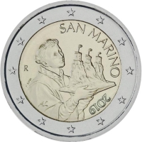 San Marino 2 Euro 2019 Unc